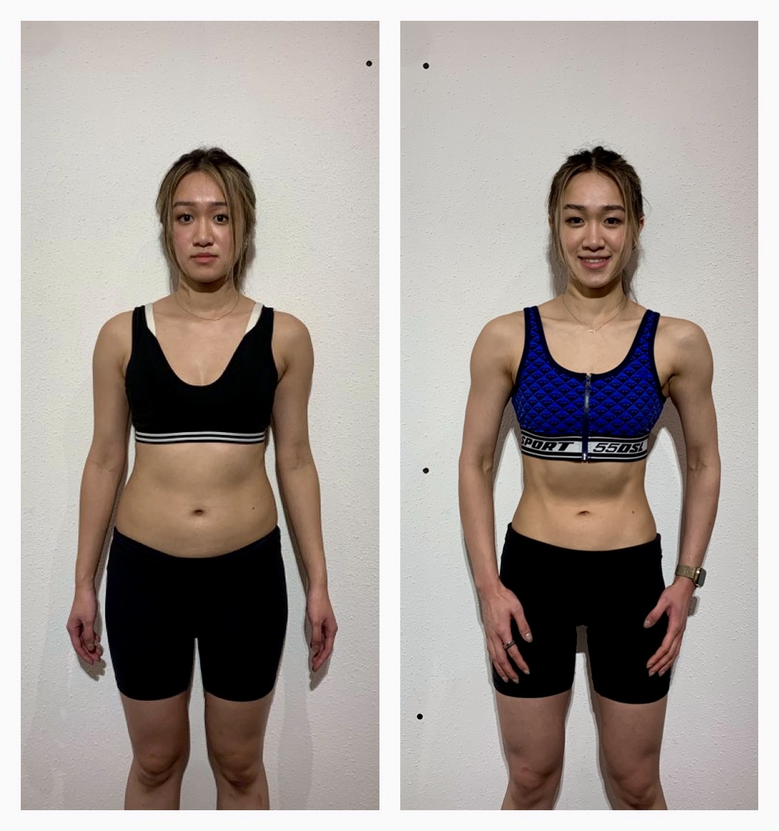 Viola before/after